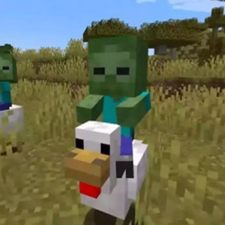 Chicken Jockey hidden lava chicken 2