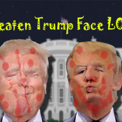 Beaten Trump Face LOL