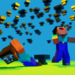 Noob vs Pro But Anvil Rain Minecraft